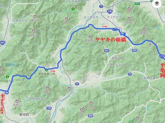 走行地図