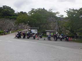 篠山城址到着