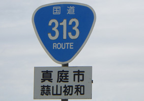 国道313号線